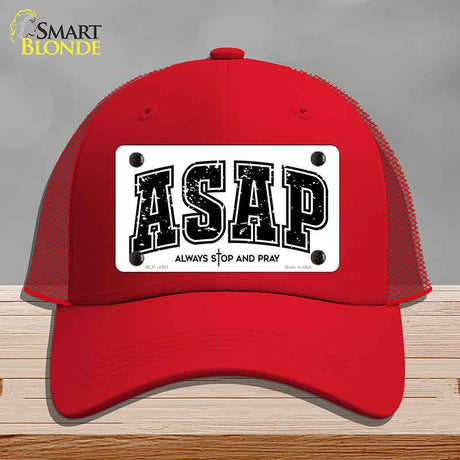 Always Stop and Pray Novelty License Plate Hat HAT-MLP-14561