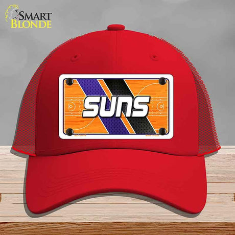 SUNS Graphic Novelty License Plate Hat HAT-MLP-14618 Mesh Red