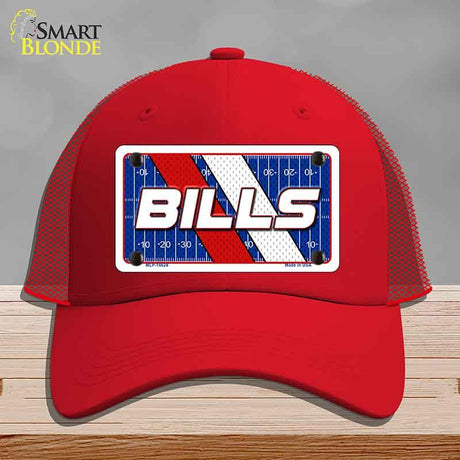 BILLS Graphic Novelty License Plate Hat HAT-MLP-14628 Mesh Red