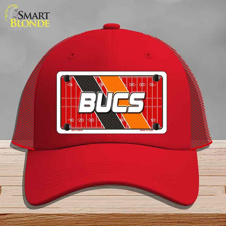 BUCS Graphic Novelty License Plate Hat HAT-MLP-14654 Mesh Red
