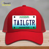 Tailgtr Missouri Novelty License Plate Hat Mesh / Red