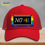 NO H8 Novelty License Plate Hat Mesh / Red