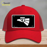 Made In Mexico Eagle Novelty License Plate Hat Mesh / Red