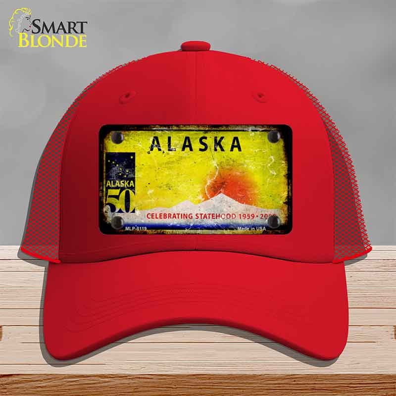 Alaska State Rusty Novelty License Plate Hat HAT-MLP-8119