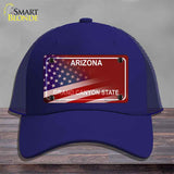 Arizona with American Flag Novelty License Plate Hat HAT-MLP-12471