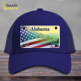 Alabama with American Flag Novelty License Plate Hat HAT-MLP-12475