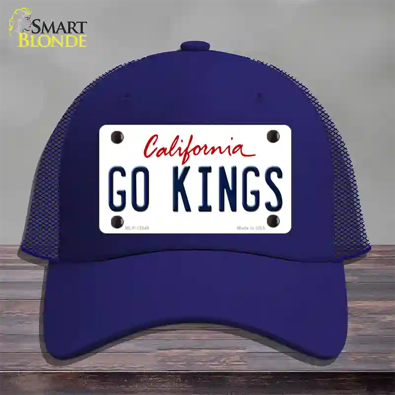 Go Kings California Novelty License Plate Hat Tag Mesh Royal Blue