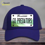 Go Predators Novelty License Plate Hat Tag Mesh Royal Blue