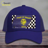 Oregon Racing Flag Novelty License Plate Hat Tag Mesh Royal Blue