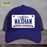 Waxhaw North Carolina Novelty License Plate Hat Tag Mesh Royal Blue