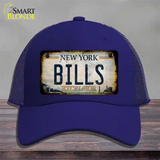 Bills Excelsior New York Rusty Novelty License Plate Hat Tag Mesh Royal Blue