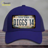 Diggs 14 Excelsior New York Rusty Novelty License Plate Hat Tag Mesh Royal Blue