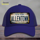Allentown Excelsior New York Rusty Novelty License Plate Hat Tag Mesh Royal Blue