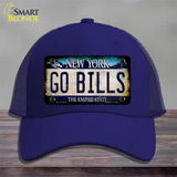 Go Bills New York Rusty Novelty License Plate Hat Tag Mesh Royal Blue