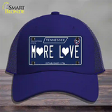 More Love Hearts Tennessee Blue Novelty License Plate Hat Tag Mesh Royal Blue