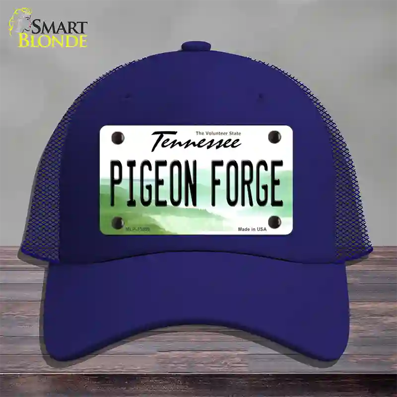 Pigeon Forge Tennessee Novelty License Plate Hat Tag Mesh Royal Blue