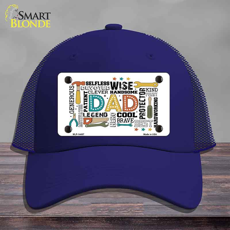 Dad Qualities Novelty License Plate Hat HAT-MLP-14497