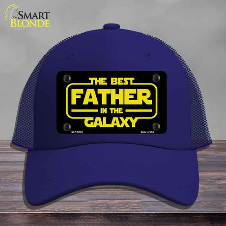 Best Father in the Galaxy Novelty License Plate Hat HAT-MLP-14503