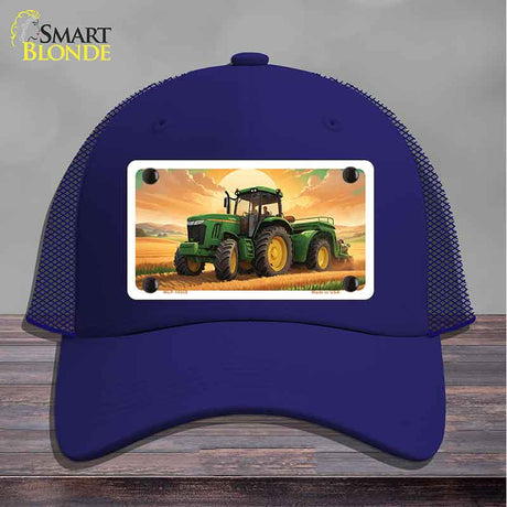 Tractor Sunset Novelty License Plate Hat HAT-MLP-14508