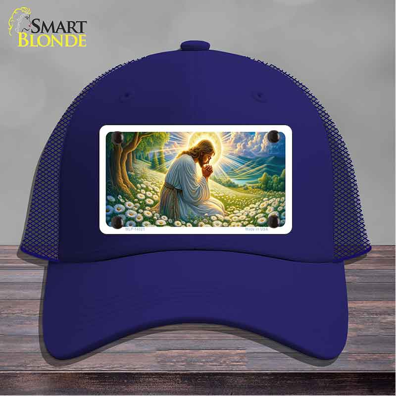 Jesus Praying Novelty License Plate Hat HAT-MLP-14521