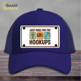Just Here for the Hookups Novelty License Plate Hat HAT-MLP-14531