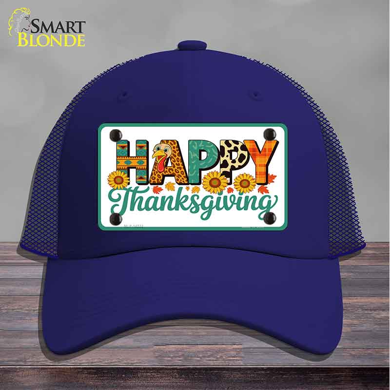 Happy Thanksgiving Novelty License Plate Hat HAT-MLP-14532