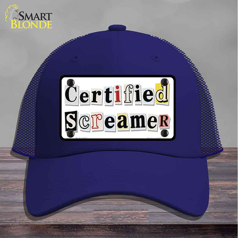 Certified Screamer Novelty License Plate Hat HAT-MLP-14542