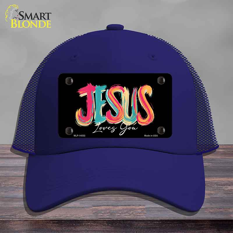 Jesus Loves You Novelty License Plate Hat HAT-MLP-14553