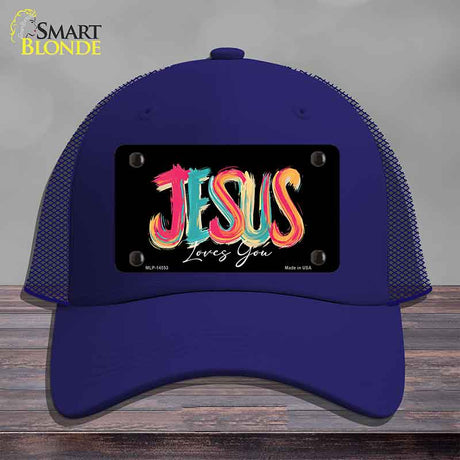 Jesus Loves You Novelty License Plate Hat HAT-MLP-14553