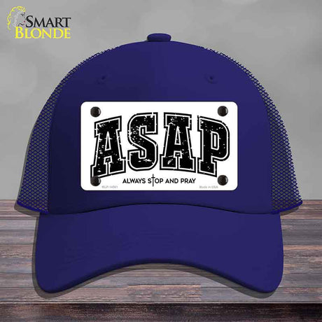 Always Stop and Pray Novelty License Plate Hat HAT-MLP-14561