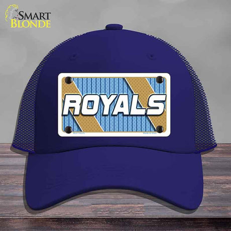 ROYALS Graphic Novelty License Plate Hat HAT-MLP-14576 Mesh Royal Blue