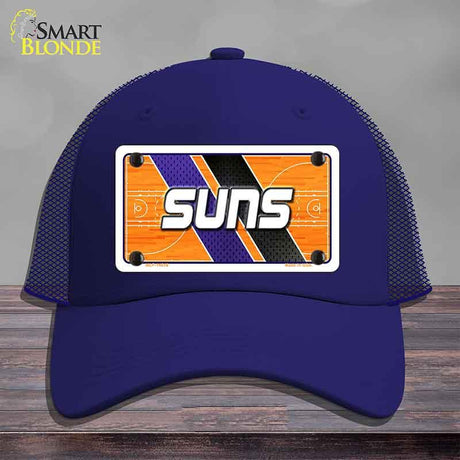 SUNS Graphic Novelty License Plate Hat HAT-MLP-14618 Mesh Royal Blue