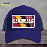 CARDINALS Graphic Novelty License Plate Hat HAT-MLP-14625 Mesh Royal Blue