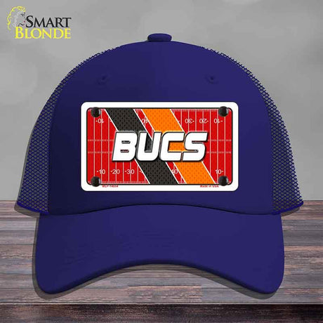 BUCS Graphic Novelty License Plate Hat HAT-MLP-14654 Mesh Royal Blue