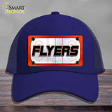 FLYERS Graphic Novelty License Plate Hat HAT-MLP-14677 Mesh Royal Blue