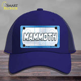 MAMMOTH Graphic Novelty License Plate Hat HAT-MLP-14684 Mesh Royal Blue