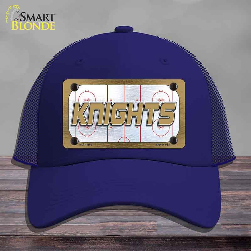 KNIGHTS Graphic Novelty License Plate Hat HAT-MLP-14686 Mesh Royal Blue