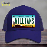 Williams Arizona Novelty License Plate Hat Mesh / Royal Blue