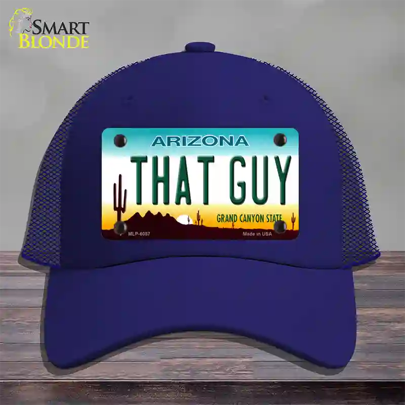 That Guy Arizona Novelty License Plate Hat Mesh / Royal Blue