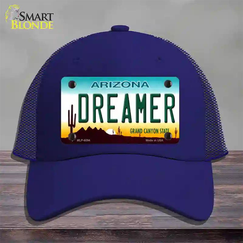 Arizona Dreamer Novelty License Plate Hat Mesh / Royal Blue