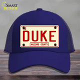 Duke Novelty License Plate Hat Mesh / Royal Blue