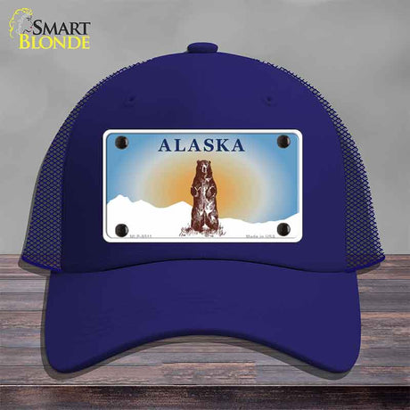 Alaska Bear Novelty License Plate Hat HAT-MLP-9511