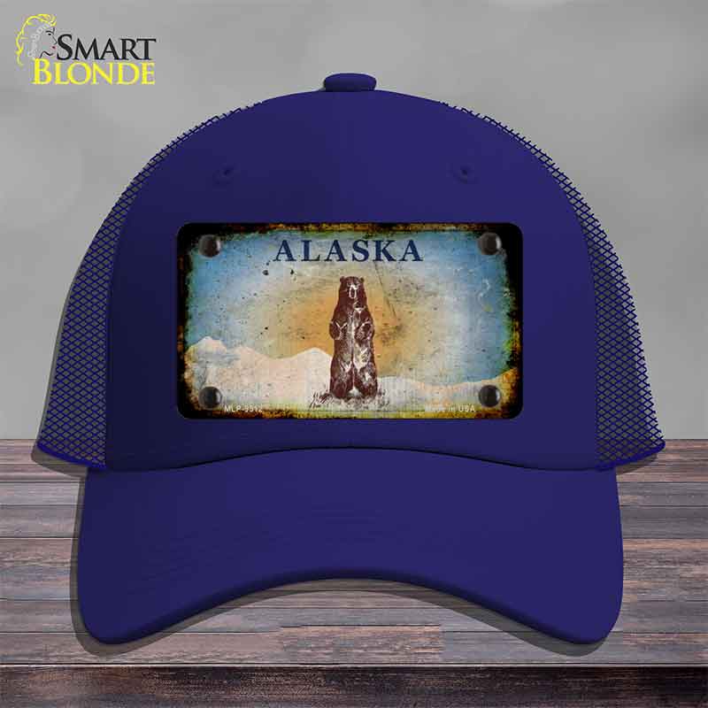 Alaska Bear Rusty Novelty License Plate Hat HAT-MLP-9512