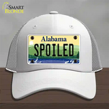 Spoiled Alabama Novelty License Plate Hat Mesh / White