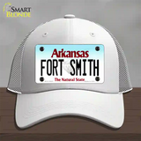 Fort Smith Arkansas Novelty License Plate Hat Mesh / White
