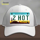 2 Hot Arizona Novelty License Plate Hat Mesh / White