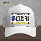 Colts Fan Bicentennial Indiana Novelty License Plate Hat Mesh / White
