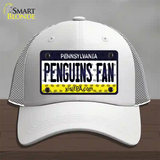 Penguins Fan Pennsylvania Novelty License Plate Hat Mesh / White