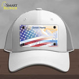 Alabama with American Flag Novelty License Plate Hat HAT-MLP-12329