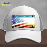 Arizona with American Flag Novelty License Plate Hat HAT-MLP-12331